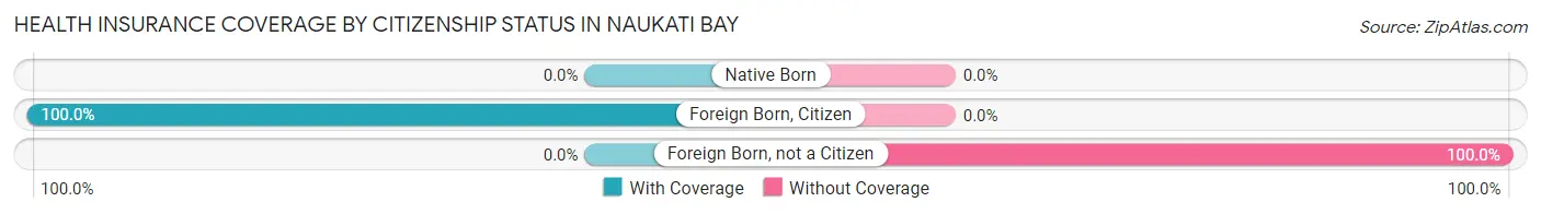 Health Insurance Coverage by Citizenship Status in Naukati Bay