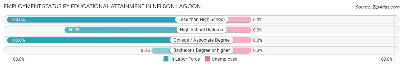Employment Status by Educational Attainment in Nelson Lagoon