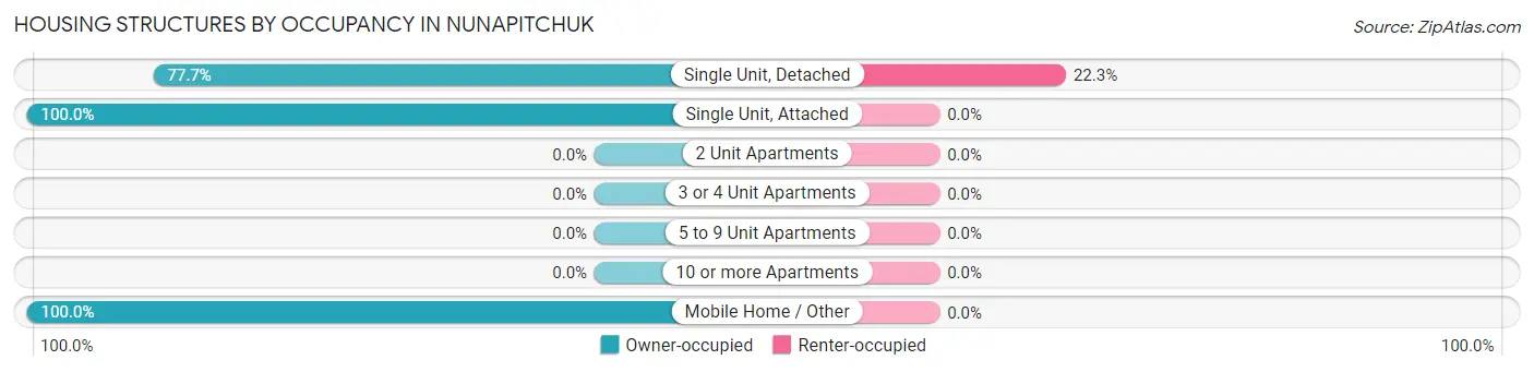 Housing Structures by Occupancy in Nunapitchuk