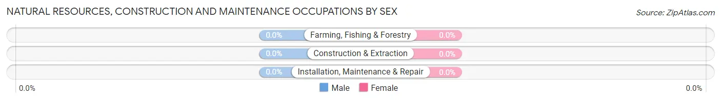 Natural Resources, Construction and Maintenance Occupations by Sex in Red Devil