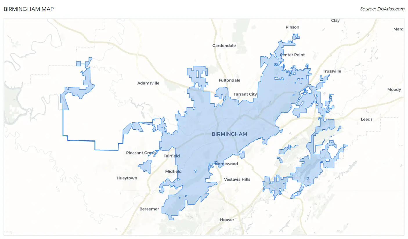 Birmingham Map