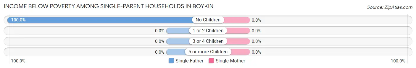 Income Below Poverty Among Single-Parent Households in Boykin