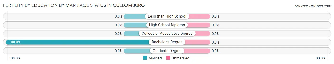 Female Fertility by Education by Marriage Status in Cullomburg