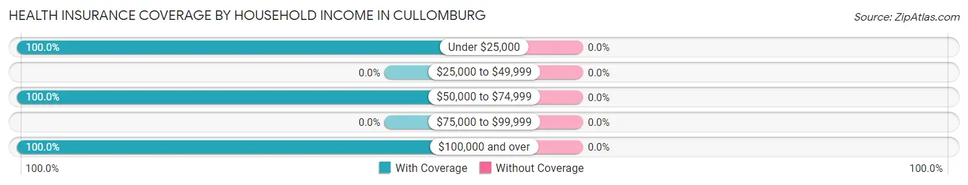 Health Insurance Coverage by Household Income in Cullomburg