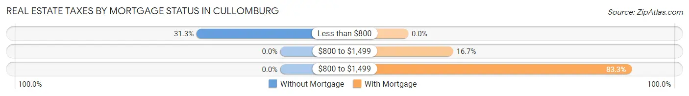 Real Estate Taxes by Mortgage Status in Cullomburg