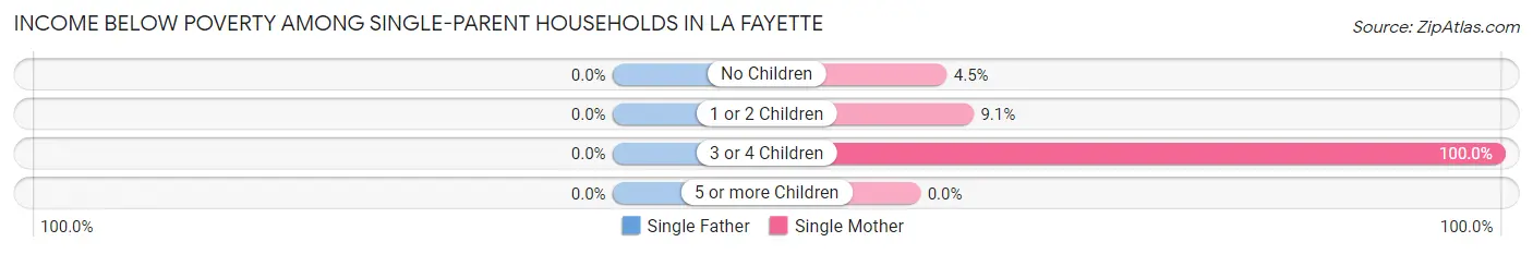 Income Below Poverty Among Single-Parent Households in La Fayette