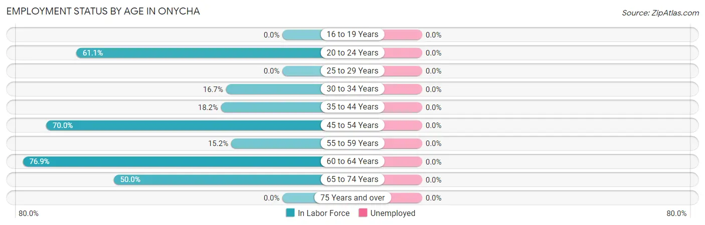 Employment Status by Age in Onycha