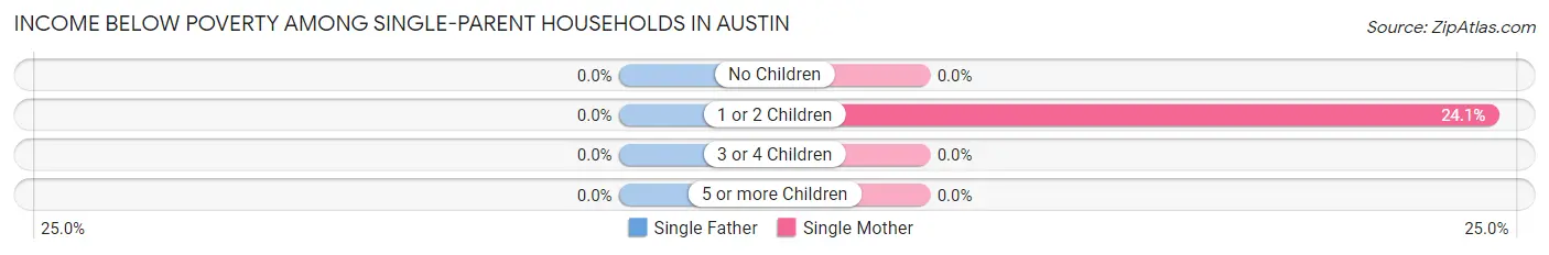 Income Below Poverty Among Single-Parent Households in Austin