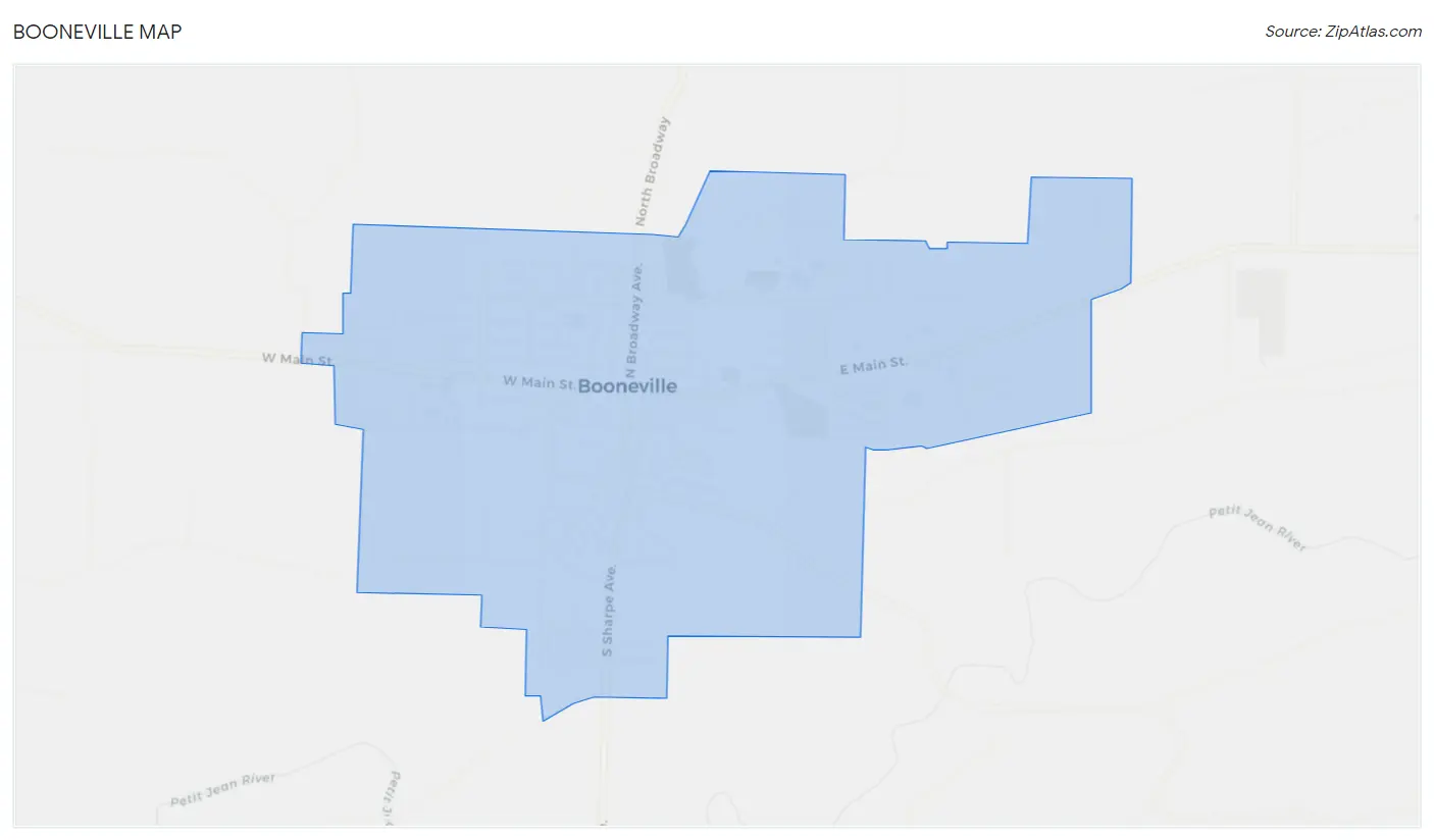 Booneville Map