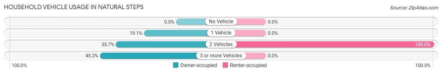 Household Vehicle Usage in Natural Steps