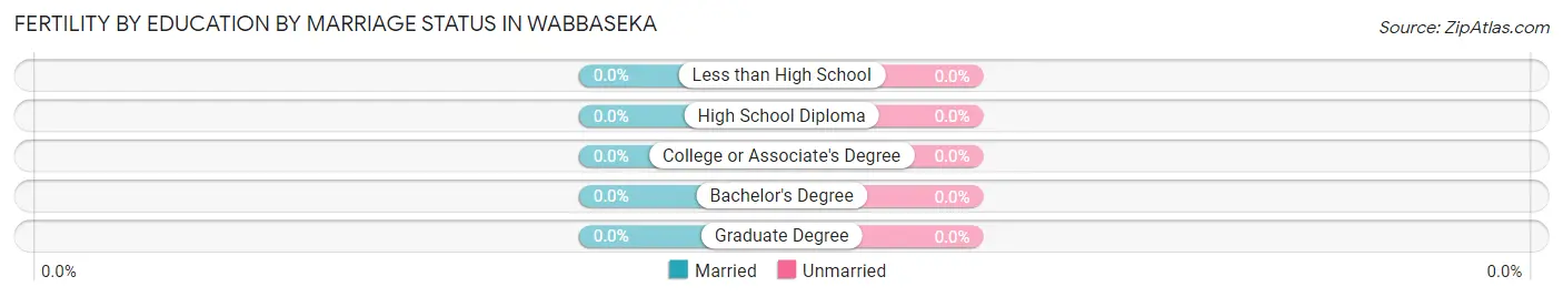 Female Fertility by Education by Marriage Status in Wabbaseka