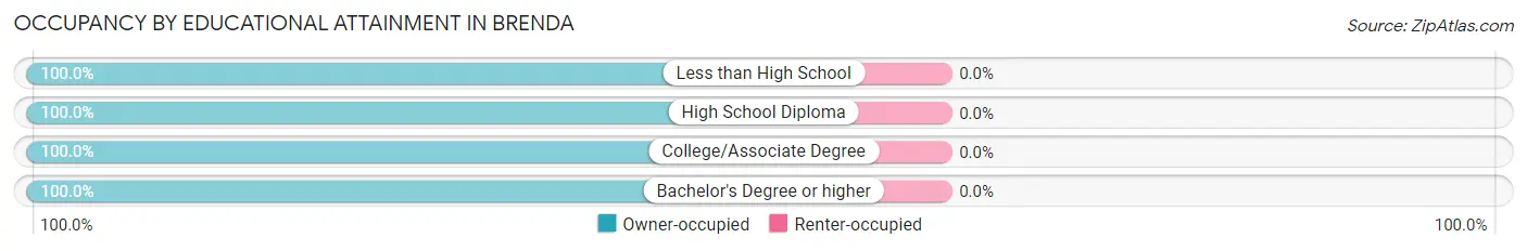 Occupancy by Educational Attainment in Brenda