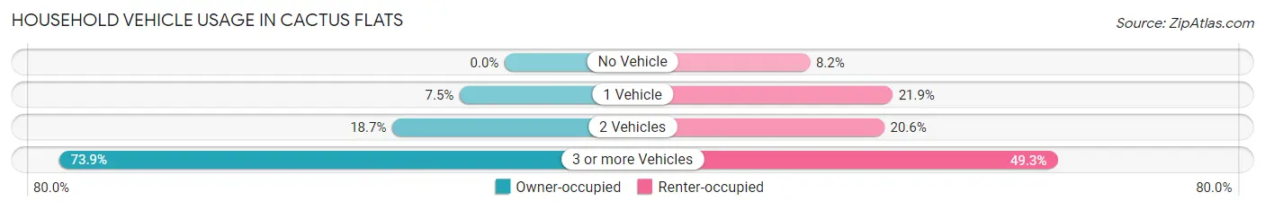 Household Vehicle Usage in Cactus Flats