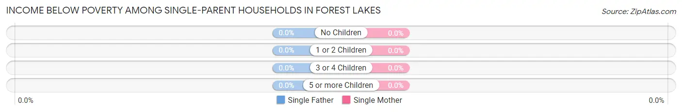 Income Below Poverty Among Single-Parent Households in Forest Lakes
