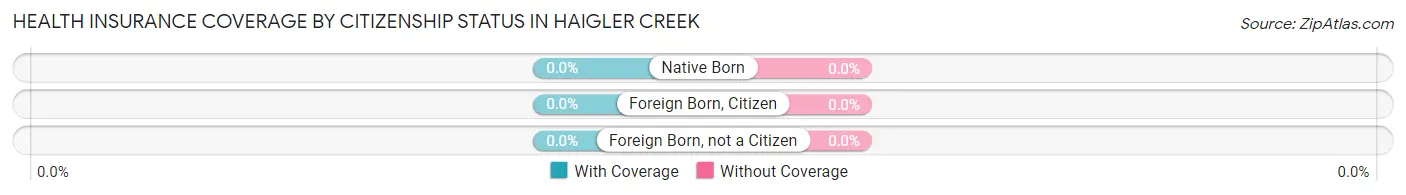 Health Insurance Coverage by Citizenship Status in Haigler Creek