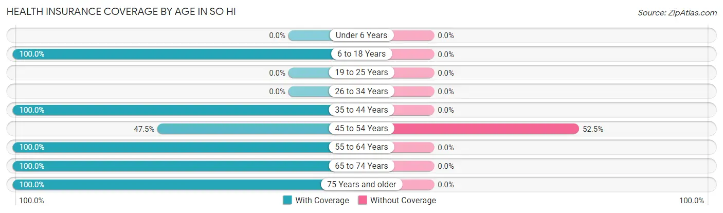 Health Insurance Coverage by Age in So Hi