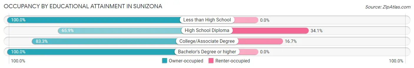Occupancy by Educational Attainment in Sunizona