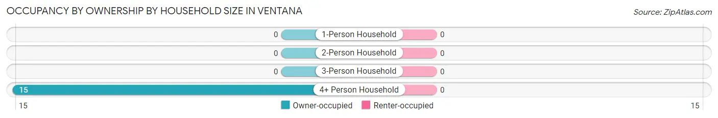 Occupancy by Ownership by Household Size in Ventana