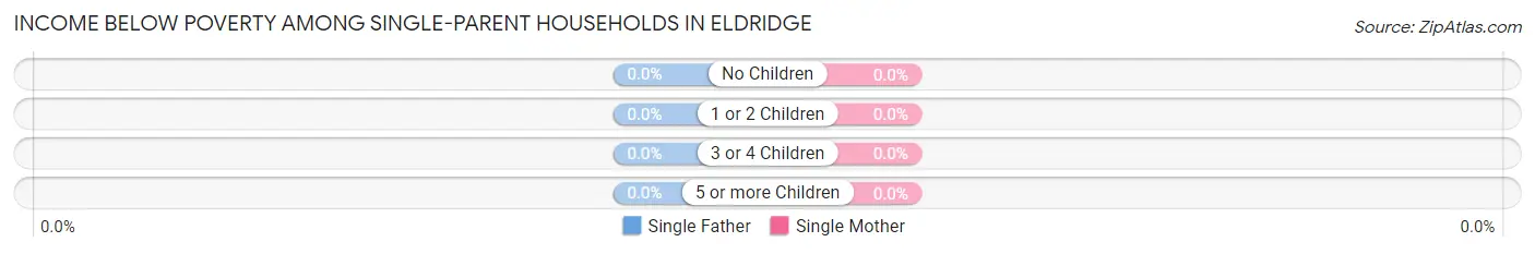 Income Below Poverty Among Single-Parent Households in Eldridge