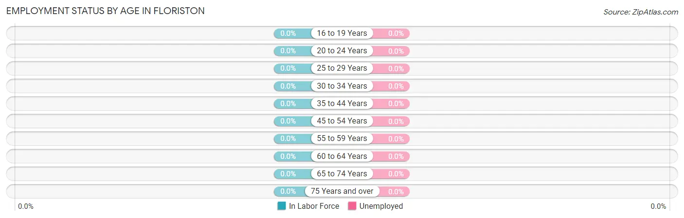 Employment Status by Age in Floriston