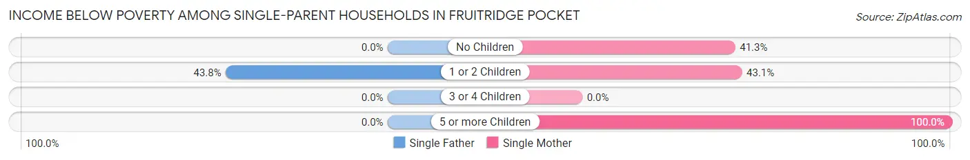 Income Below Poverty Among Single-Parent Households in Fruitridge Pocket