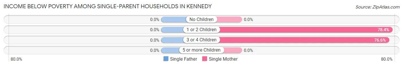 Income Below Poverty Among Single-Parent Households in Kennedy
