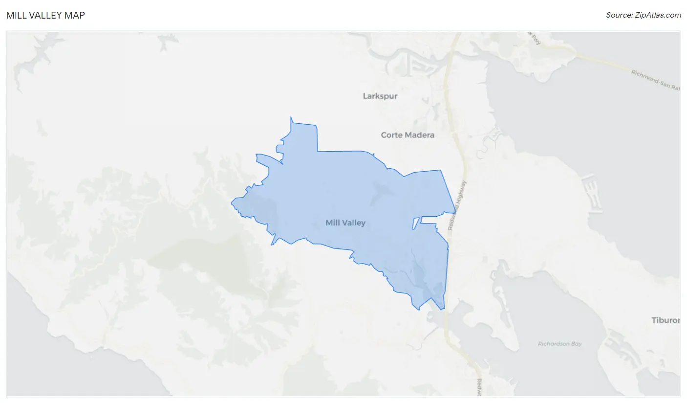 Mill Valley Map