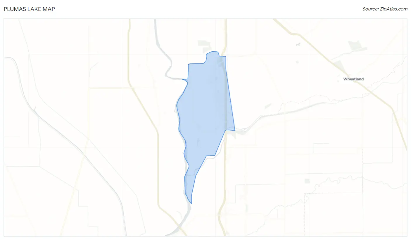 Plumas Lake Map