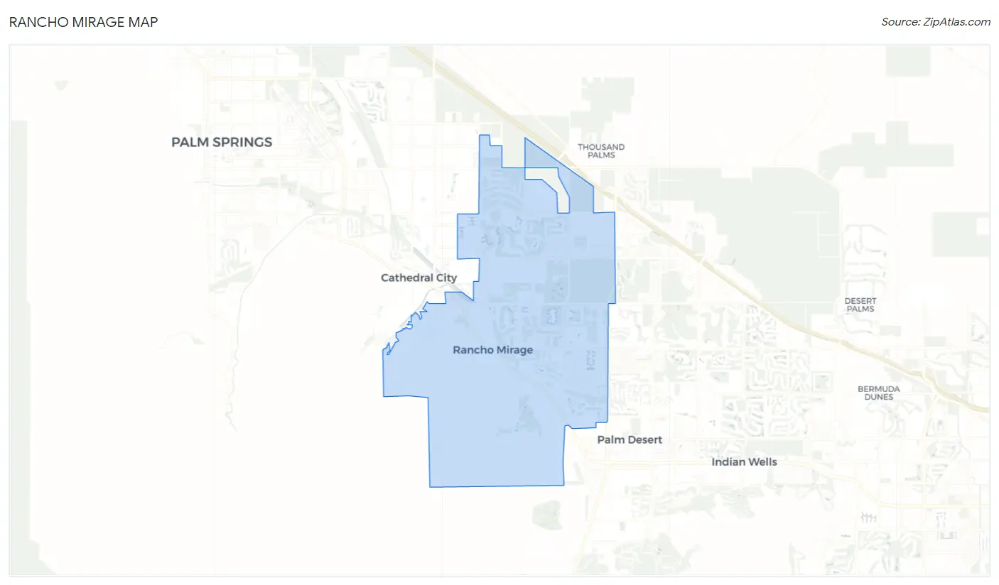 Rancho Mirage Map