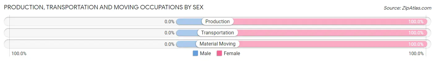 Production, Transportation and Moving Occupations by Sex in Villa Park