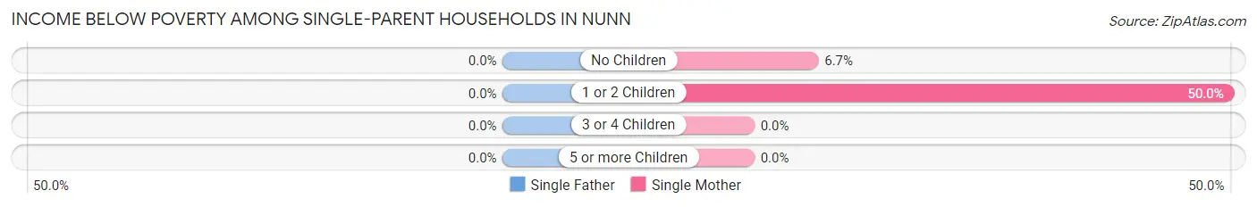 Income Below Poverty Among Single-Parent Households in Nunn