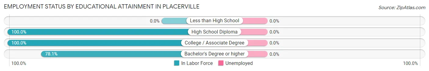 Employment Status by Educational Attainment in Placerville