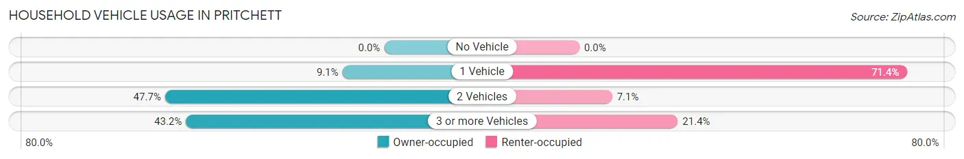 Household Vehicle Usage in Pritchett