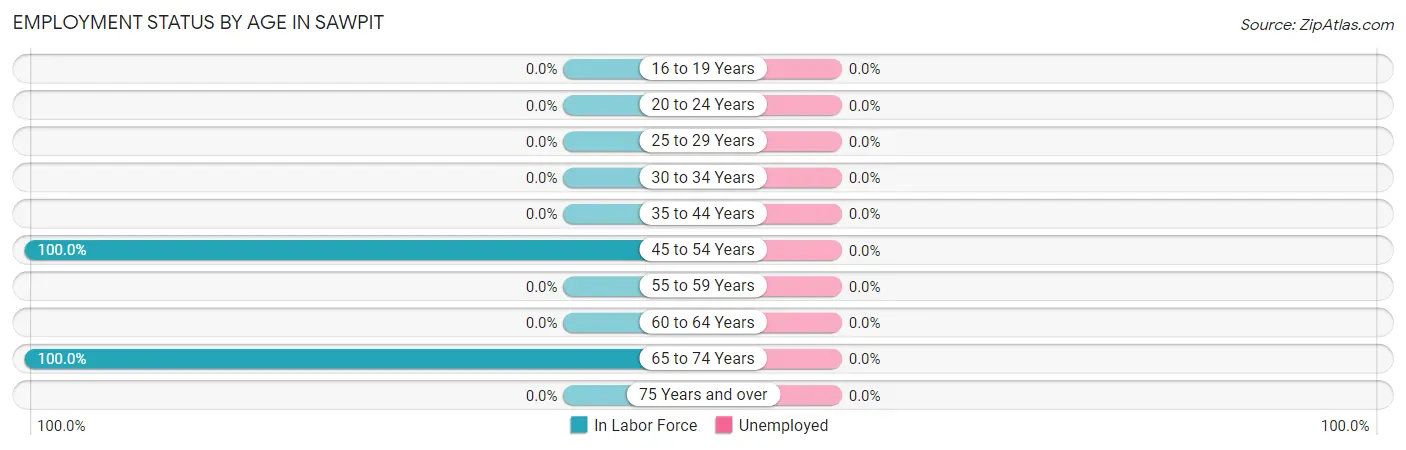 Employment Status by Age in Sawpit