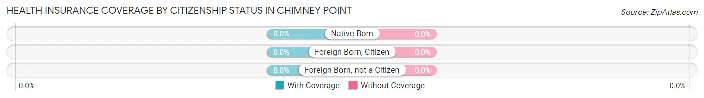 Health Insurance Coverage by Citizenship Status in Chimney Point