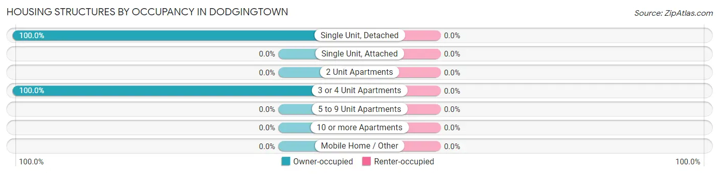 Housing Structures by Occupancy in Dodgingtown