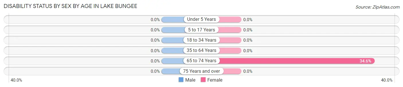 Disability Status by Sex by Age in Lake Bungee
