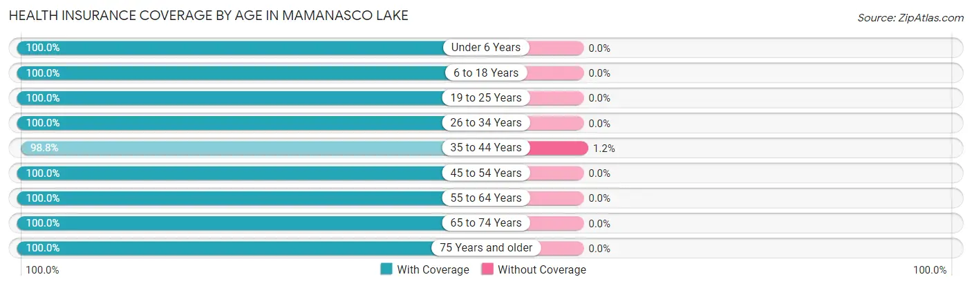 Health Insurance Coverage by Age in Mamanasco Lake