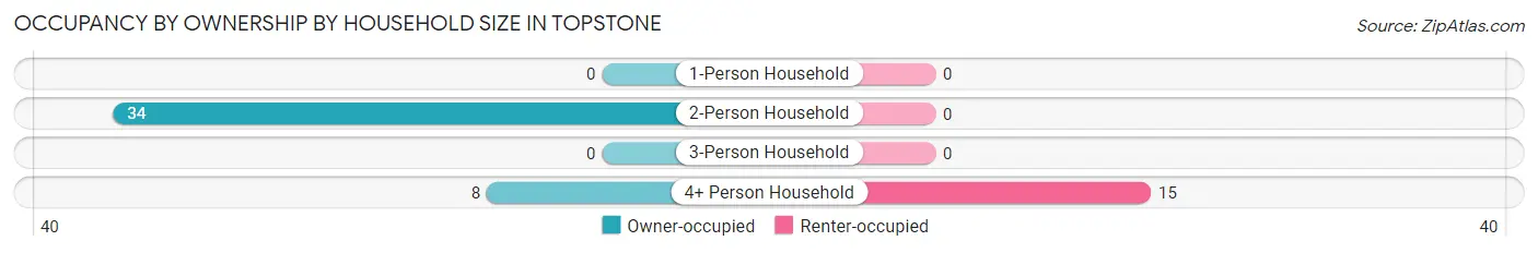 Occupancy by Ownership by Household Size in Topstone