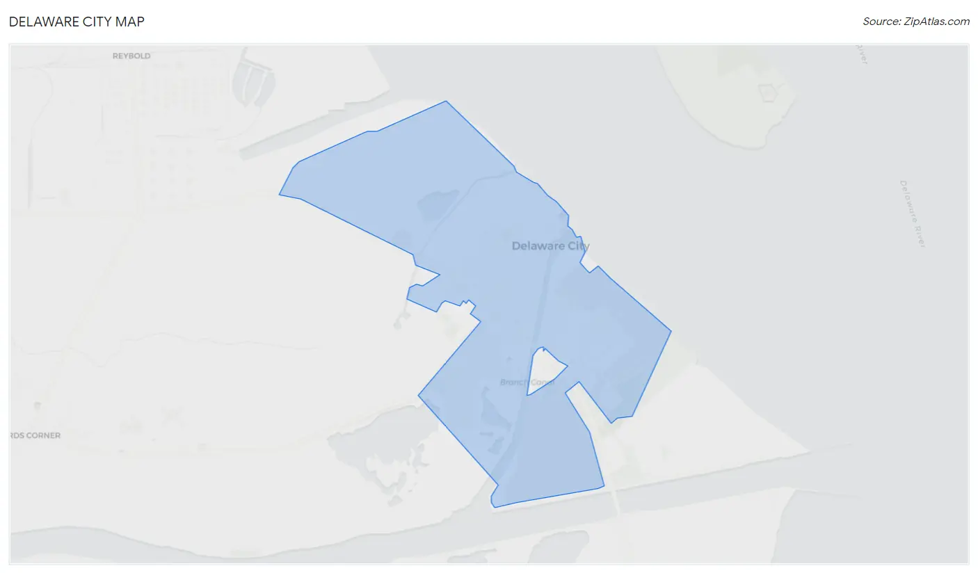 Delaware City Map
