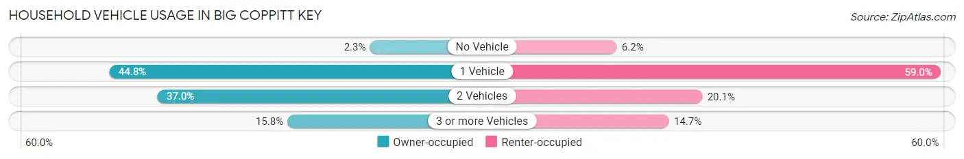 Household Vehicle Usage in Big Coppitt Key