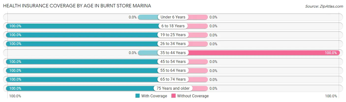Health Insurance Coverage by Age in Burnt Store Marina