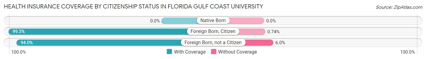 Health Insurance Coverage by Citizenship Status in Florida Gulf Coast University