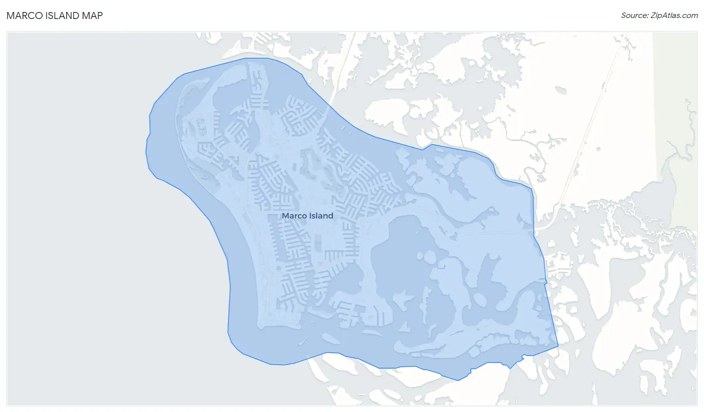 Marco Island Map
