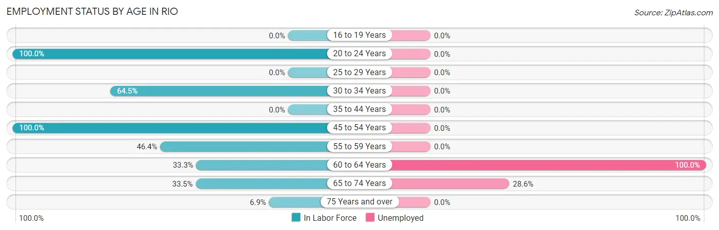Employment Status by Age in Rio