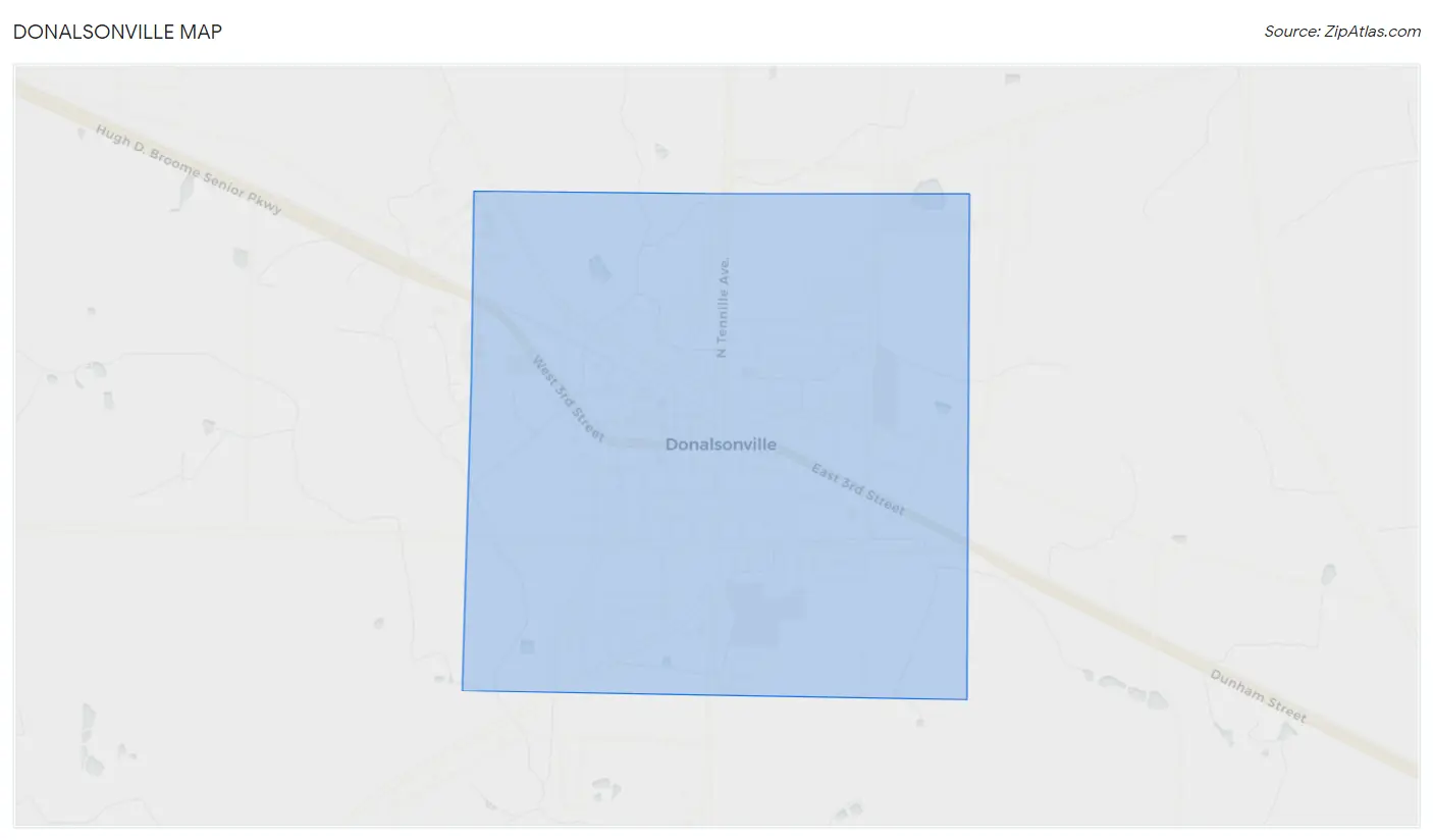 Donalsonville Map