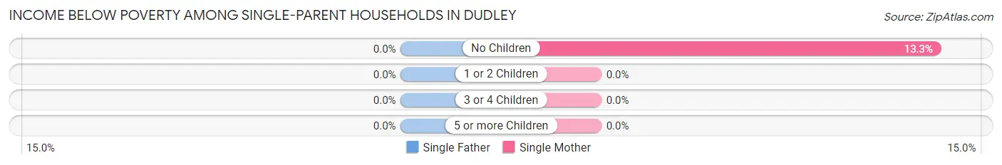 Income Below Poverty Among Single-Parent Households in Dudley