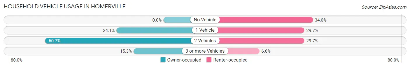 Household Vehicle Usage in Homerville