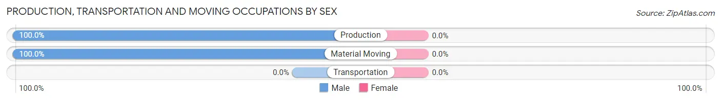 Production, Transportation and Moving Occupations by Sex in Ivey
