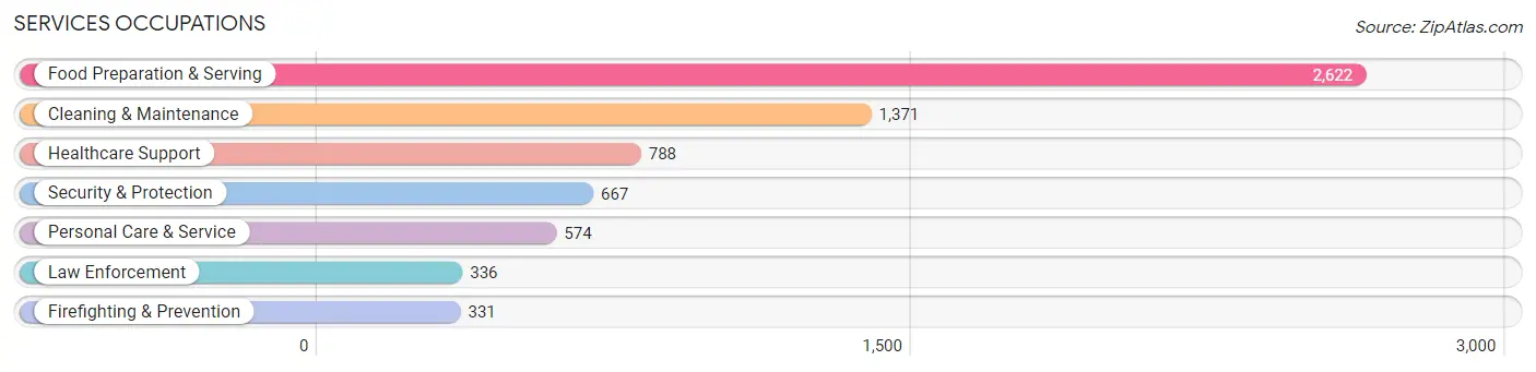 Services Occupations in Marietta